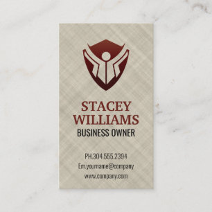 Carte De Visite Logo de l'éducation