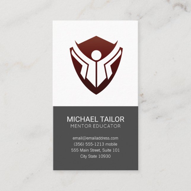 Carte De Visite Logo de l'éducation (Devant)