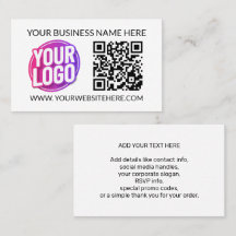 Logo de l'équipe de votre entreprise & Code QR et