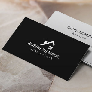 Carte De Visite Logo de l'immeuble moderne Professionnel