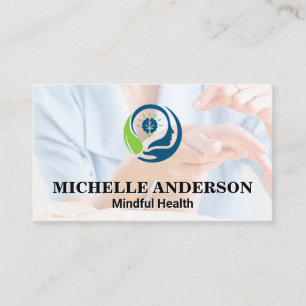 Carte De Visite Logo de Médecine   Logo de Santé Mentale