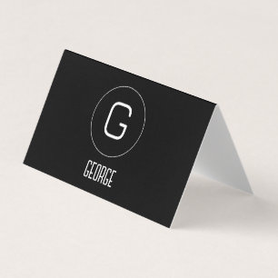 Carte De Visite Logo de nom personnel personnalisable