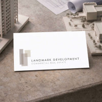 Logo de promoteur immobilier moderne