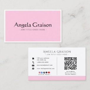 Carte De Visite Logo de propriétaire de petite entreprise Corporat