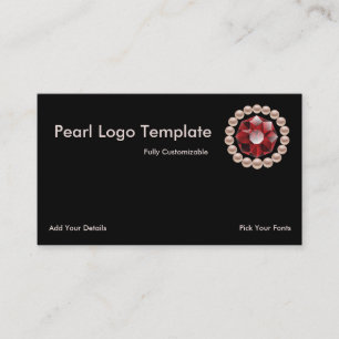 Carte De Visite Logo de Ruby et Pearl