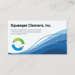 Carte De Visite Logo de Squeeges Nettoyeurs