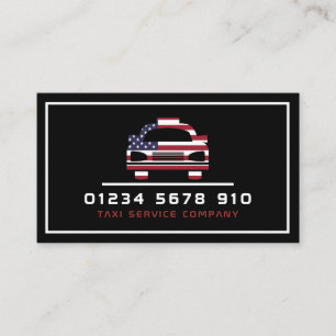 Carte De Visite Logo de taxi du pavillon américain, Tarifs