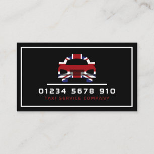 Carte De Visite Logo de taxi du pavillon britannique, Tarifs