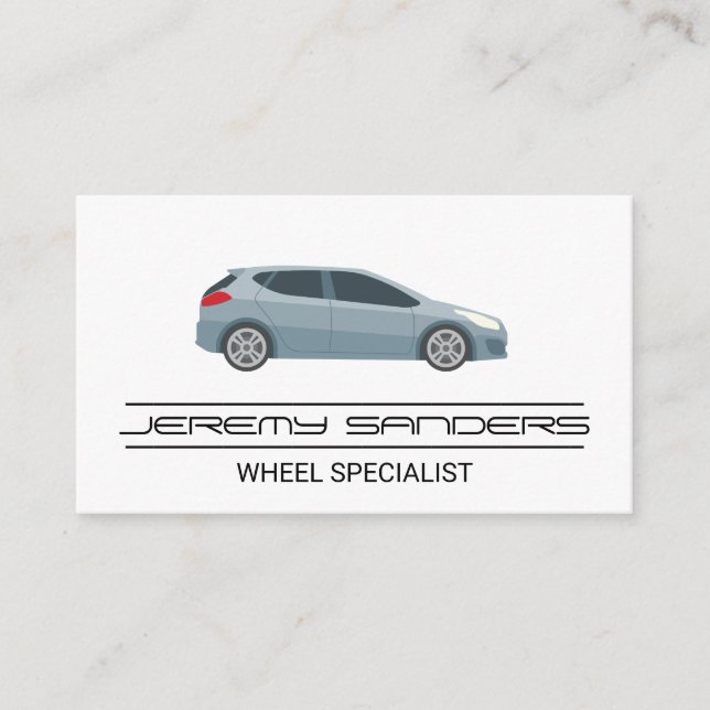 Carte De Visite Logo de voiture | Auto voiture moderne (Devant)