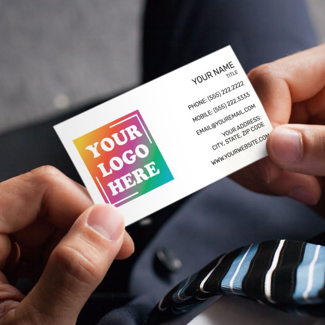 Carte De Visite Logo de votre entreprise (Créateur téléchargé)