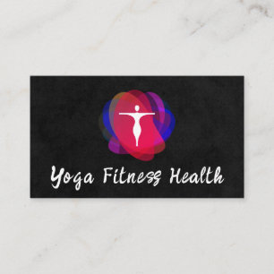 Carte De Visite Logo de yoga   Moderne