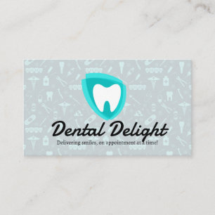 Carte De Visite Logo Dentiste Moderne   Motifs dentaires