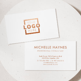 Carte De Visite Logo d'entreprise personnalisé Entreprise moderne