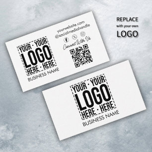 Carte De Visite Logo d'entreprise personnalisé pour société modern