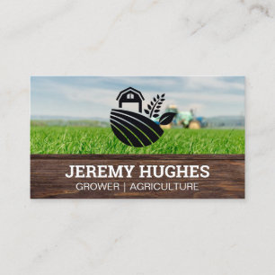 Carte De Visite Logo des agriculteurs   Agriculture   Grossiste