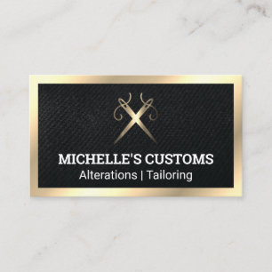 Carte De Visite Logo des aiguilles à coudre