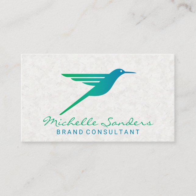 Carte De Visite Logo des colibris (Devant)