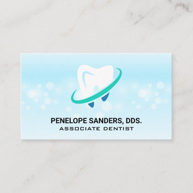 Carte De Visite Logo des dents | Profession dentaire (Devant)