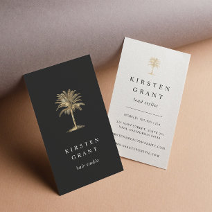 Carte De Visite Logo des palmiers d'or Faux