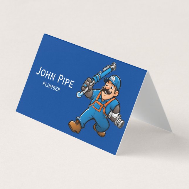 Carte De Visite logo des services de plomberie (Devant)