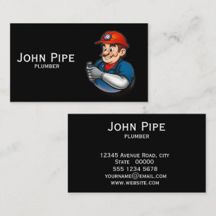 Carte De Visite logo des services de plomberie
