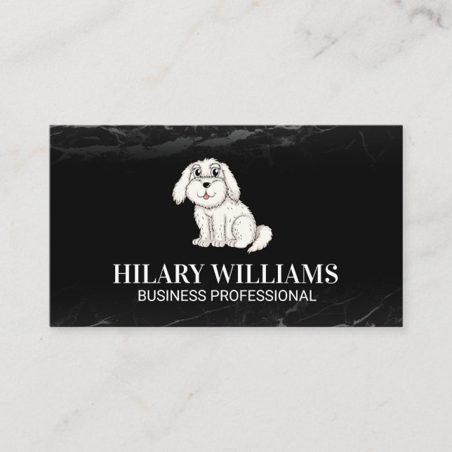 Carte De Visite Logo du chien | Services animaux (Devant)