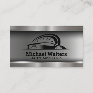 Carte De Visite Logo du compteur de vitesse automatique de voiture