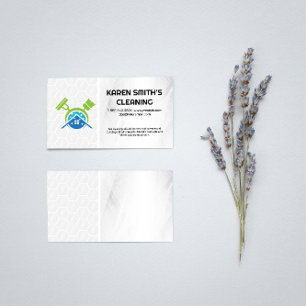 Carte De Visite Logo du ménage   Services domestiques