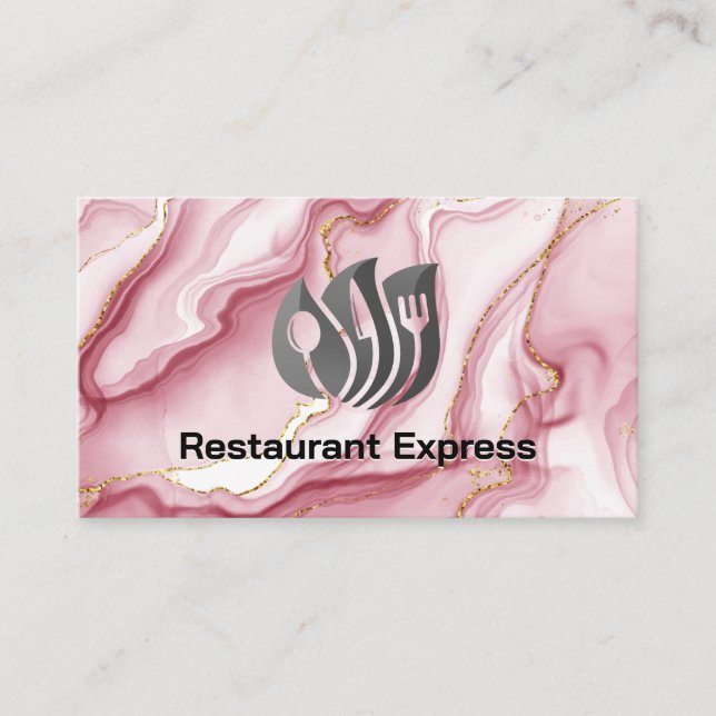 Carte De Visite Logo du restaurant | Restauration (Devant)