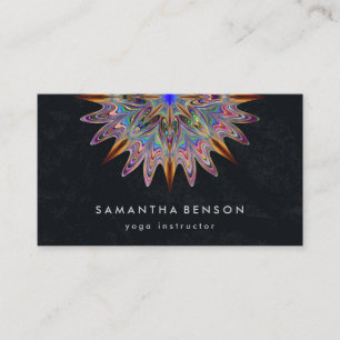 Carte De Visite Logo élégant Lotus Flower Yoga