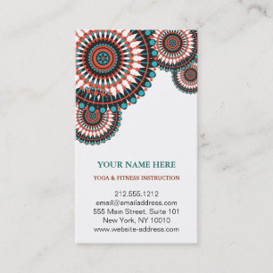 Carte De Visite Logo élégant Lotus Flower Yoga