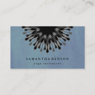 Carte De Visite Logo élégant Lotus Flower Yoga