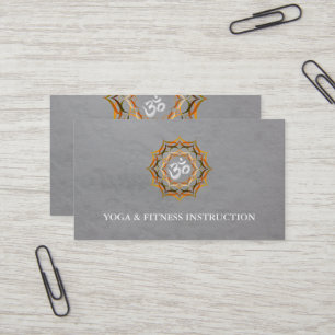 Carte De Visite Logo élégant Lotus Flower Yoga