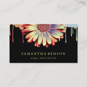 Carte De Visite Logo élégant Lotus Flower Yoga