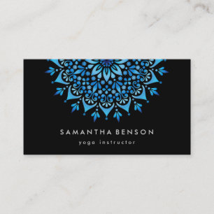 Carte De Visite Logo élégant Lotus Flower Yoga