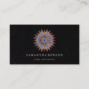 Carte De Visite Logo élégant Lotus Flower Yoga