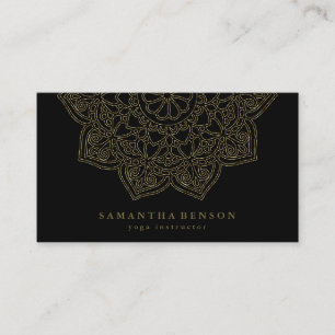 Carte De Visite Logo élégant Lotus Flower Yoga