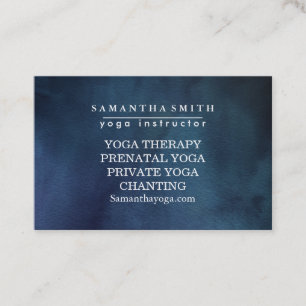 Carte De Visite Logo élégant Yoga méditation Lotus Fleurs
