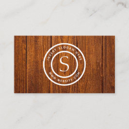 Carte De Visite Logo Entreprise Rustique