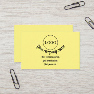 Carte De Visite Logo et détails personnalisés