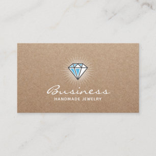 Carte De Visite Logo fait main Papier d'emballage élégant de