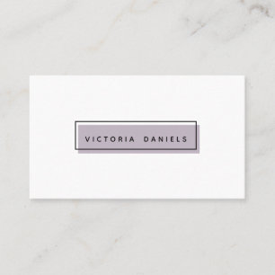 Carte De Visite Logo Féminin   Lavande   icônes des médias sociaux
