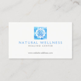 Carte De Visite Logo Floral Abstrait moderne Wellness