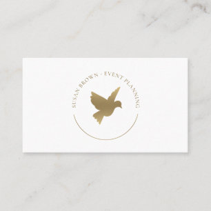 Carte De Visite Logo Gold Bird