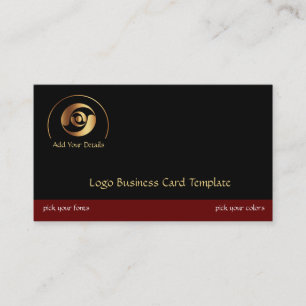 Carte De Visite Logo Gold Crop Circles - Logo Reiki Simple