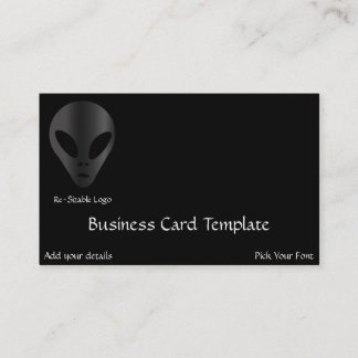 Carte De Visite Logo Grays Ancien Alien