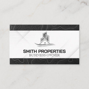 Carte De Visite Logo immobilier Propriétés