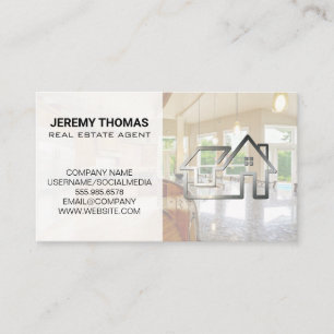 Carte De Visite Logo Immobilier Rénovations de Maison