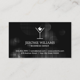 Carte De Visite Logo Martini Night Glow