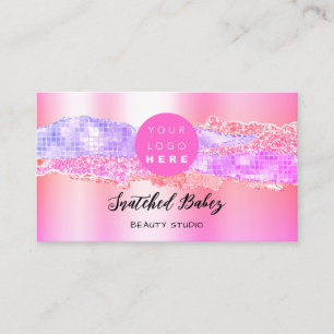 Carte De Visite Logo Merci QR Code Boutique en ligne Sweet 16th Pi